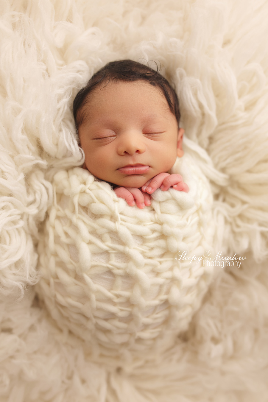 Baby snug as a bug for his newborn pictures with Sleepy Meadow Photography | Milwaukee Newborn Photographer