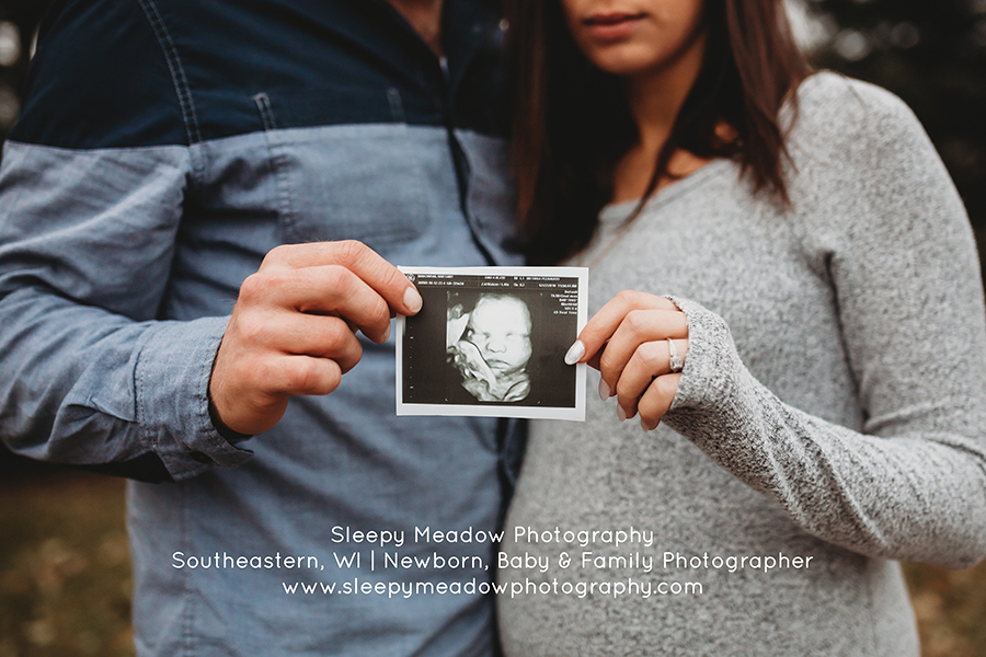 Baby ultrasound in Waukesha by Sleepy Meadow Photography