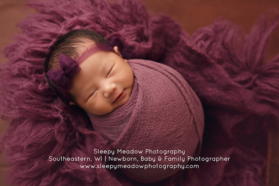 Precious baby girl picture | Milwaukee Newborn Photographer