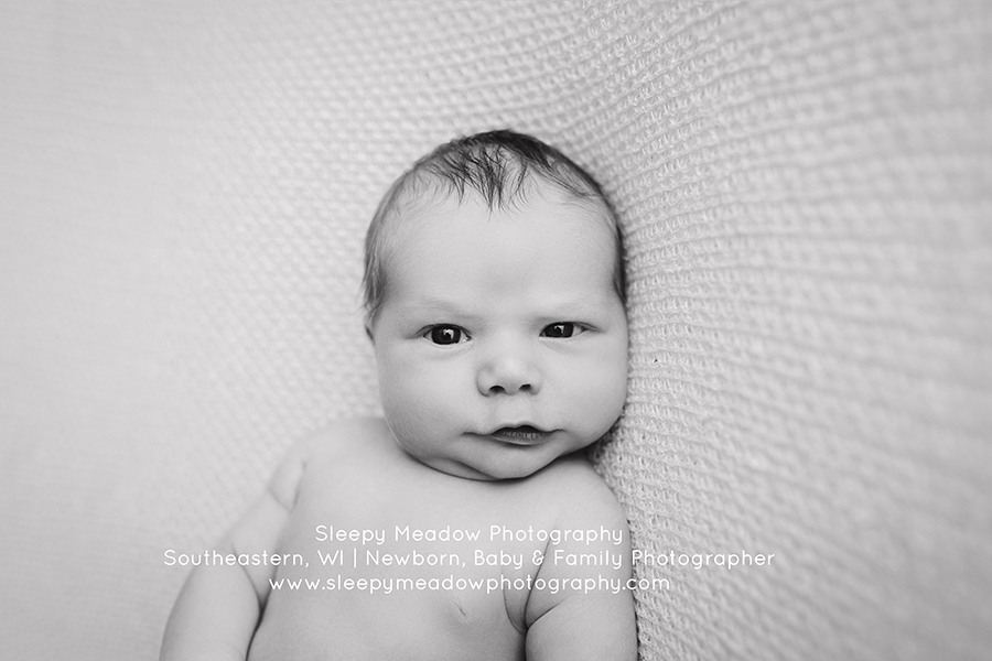 baby photoshoot Waukesha | Sleepy Meadow Photography