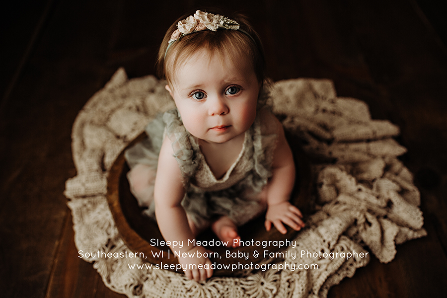 Rose's baby session by Milwaukee newborn and baby photographer | Sleepy Meadow Photography